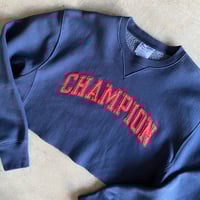 Image 2 of CHAMPION CUSTOM CROPPED SWEATSHIRT