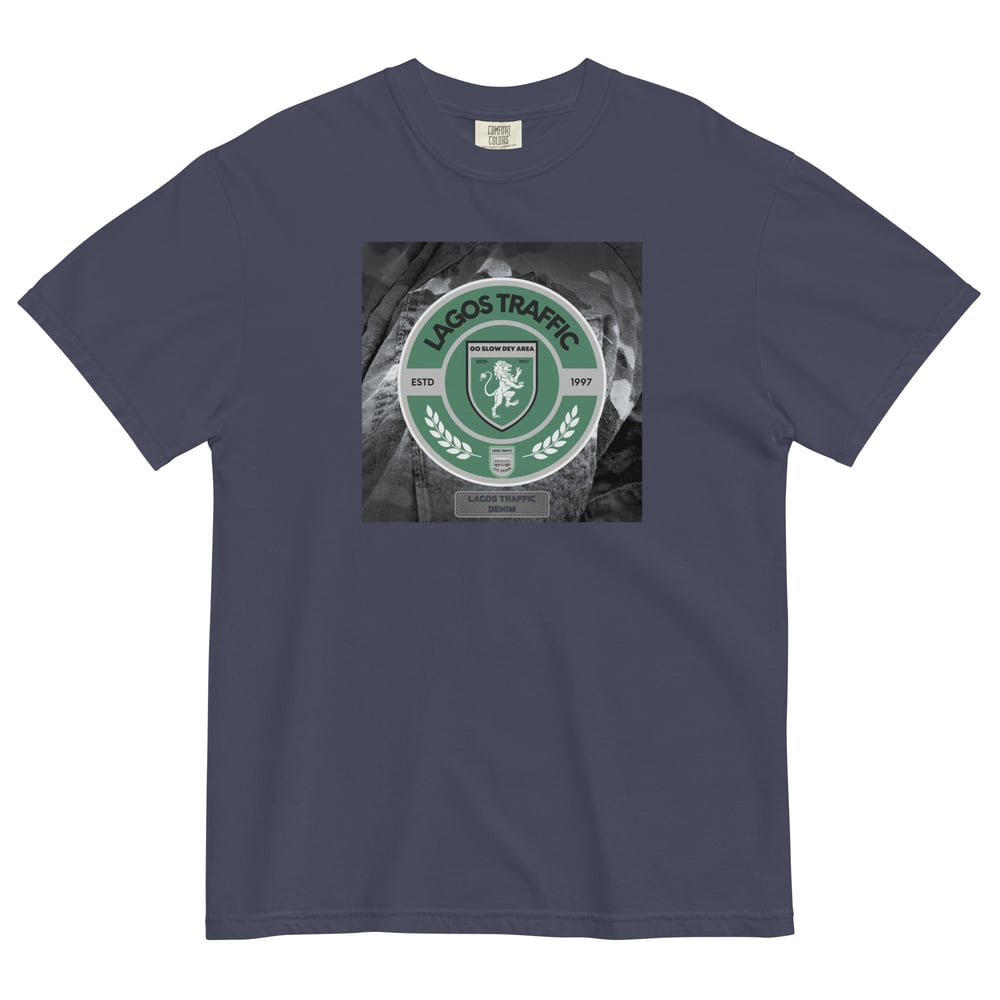 ICONIC LTC SIGNATURE BADGE TEE - KHAKI DENIM