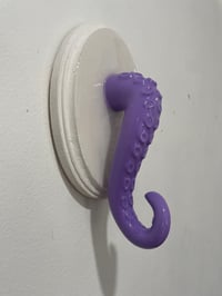 Image 2 of Single purple tentacle on white base 