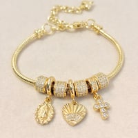 Image 1 of Virgen Charm Bracelet