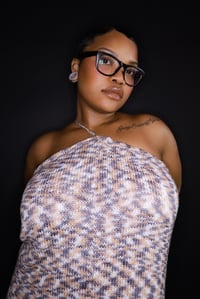 Image 1 of Flowy Knit Cover-Up Dress - Single Strap