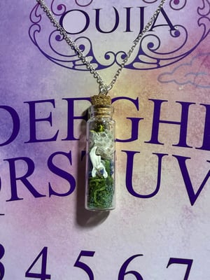 Image of Mouse Jaw + Lapis Lazuli + Snake Shed Necklace