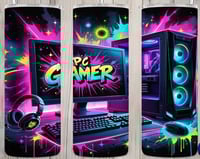 pc gamer 20oz subliamtion tumbler 
