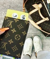 Image 2 of Leather Passport Holder Book 