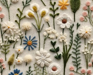 Image of Floral Knit Set 