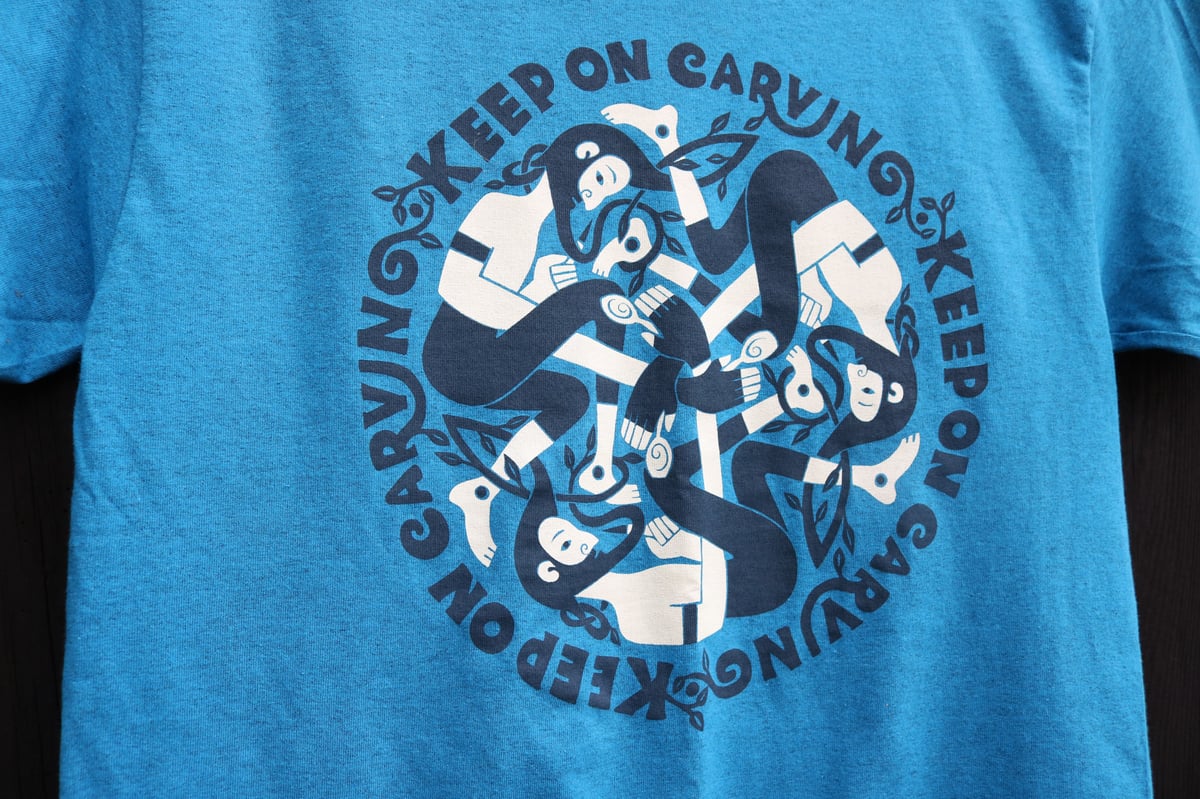 Image of Keep on carving tee 