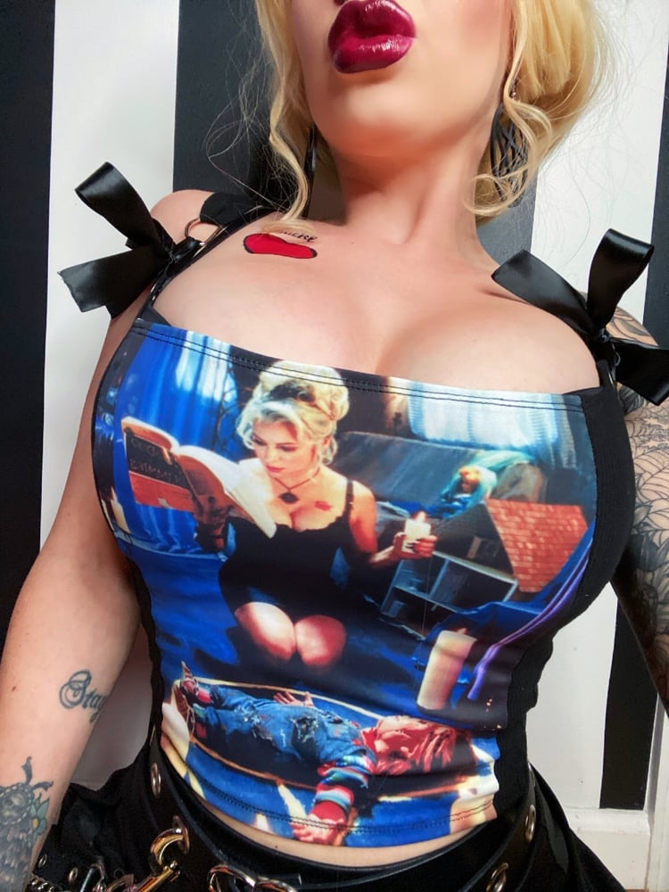 Image of Let’s summon chucky corset top 