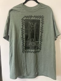 Image 1 of 'Death' Custom Upcycled Blockprinted Tee