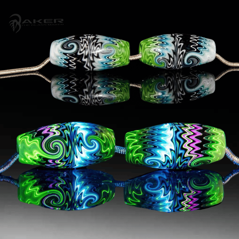 Image of Bead set (of two)  ice to jade 