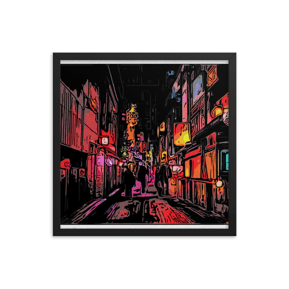 ZEN EXP - Chinatown I Framed photo paper poster