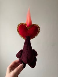 Image 6 of Flaming heart art Doll