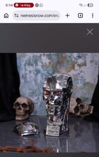 Image 3 of T-800 Terminator 2 Judgement Day T2 Head Box Movie Merchandiseþ