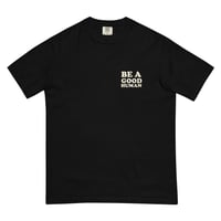 Image 2 of Be A Good Human- off white and black tee 