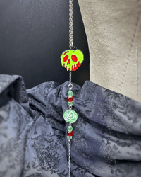 Image 4 of (Limited Edition) Uranium Accented Eyeglass Chain Poisoned Apples