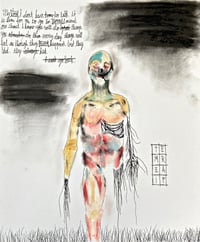 Image 1 of 14x17in. Drawing “Walk It Off”