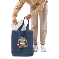 Image 1 of Turn It Up Organic Denim Tote Bag