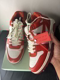 Image 1 of Off White “Out Of Office” Red/White
