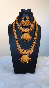 Image 3 of Subikchya-Combo Temple Jewelry Necklace Set