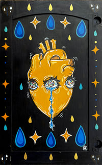 Image 2 of 34 Tears—Wood Painting