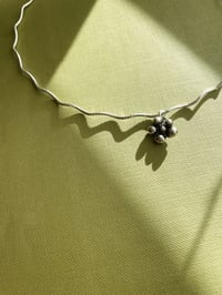 Image 1 of Squiggly Flower Choker 
