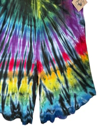 Image 9 of L Woven Wide-Leg Jumpsuit with Pockets in Rock-n-Roll Tie Dye 