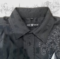 Image 3 of (m) y2k striped button up 