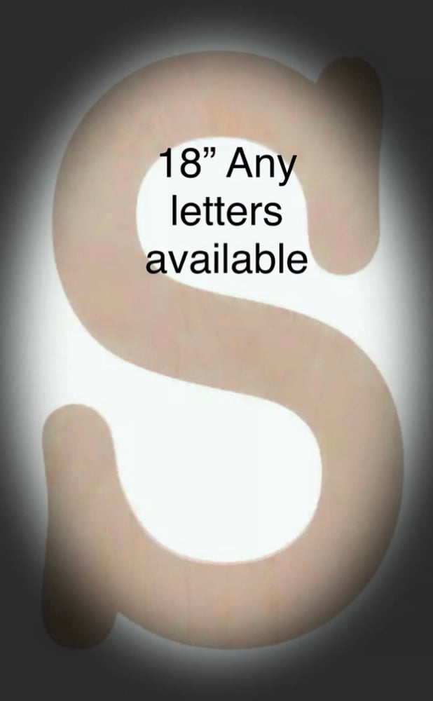 Image of 18” Letter