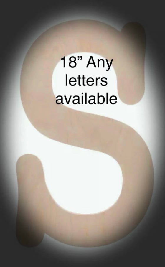 Image of 18” Letter