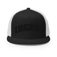 Image 2 of Lower AZ Tucson Black Threaded Trucker Cap