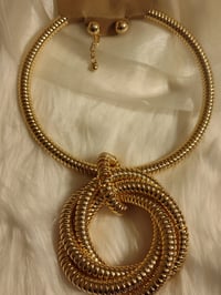 Image 2 of INFINITY LOVE GOLD CHOKER SET