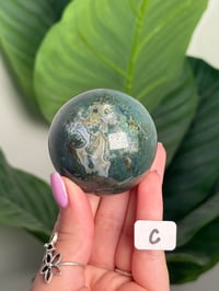 Image 3 of CHOOSE YOUR OWN MOSS AGATE SPHERE -INDIA- LOT 2