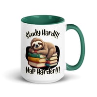 Image 7 of Study Hard Nap Harder Coffee Mug