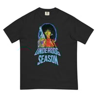 Image 1 of NEW! Unisex garment-dyed Underdog Season heavyweight t-shirt