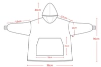 Image 2 of HOODED BLANKET PRE ORDER- COWBOY VALENTINE