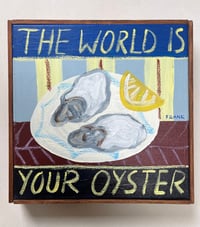 The world is your oyster canvas 