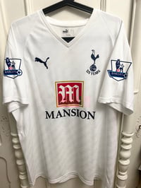Image 9 of Tottenham Hotspur “BERBATOV 9” 2007/08 125 YRS Home Shirt + PL patches (L)