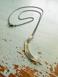 Image 4 of sterling moon with follow your heart inscription