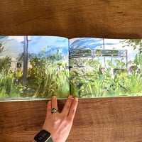 Image 9 of HEDGEROWS & VERGES: A Year of Drawing Outside - Hardcover sketchbook zine