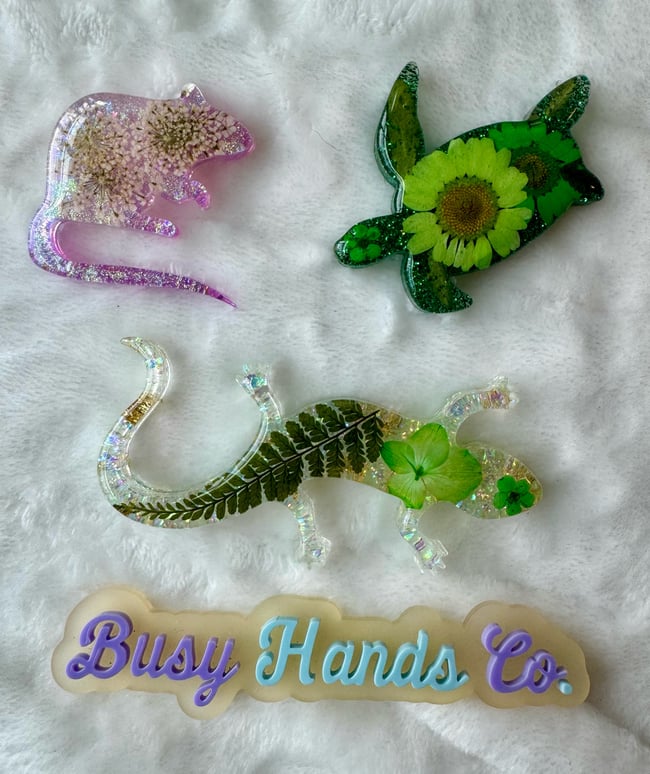 Floral Critters Magnets