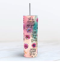 Image 3 of Positive Affirmation 20oz Tumbler Pink