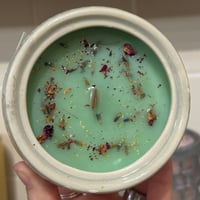 Image 2 of white sage scented candle