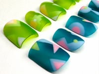 Image 2 of Memphis Press-On Nails Size Large 