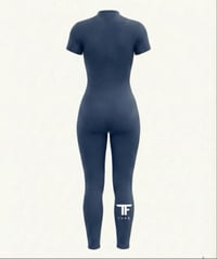 Image 2 of “THE FITTED” JUMPSUIT (BLUE/GREY)