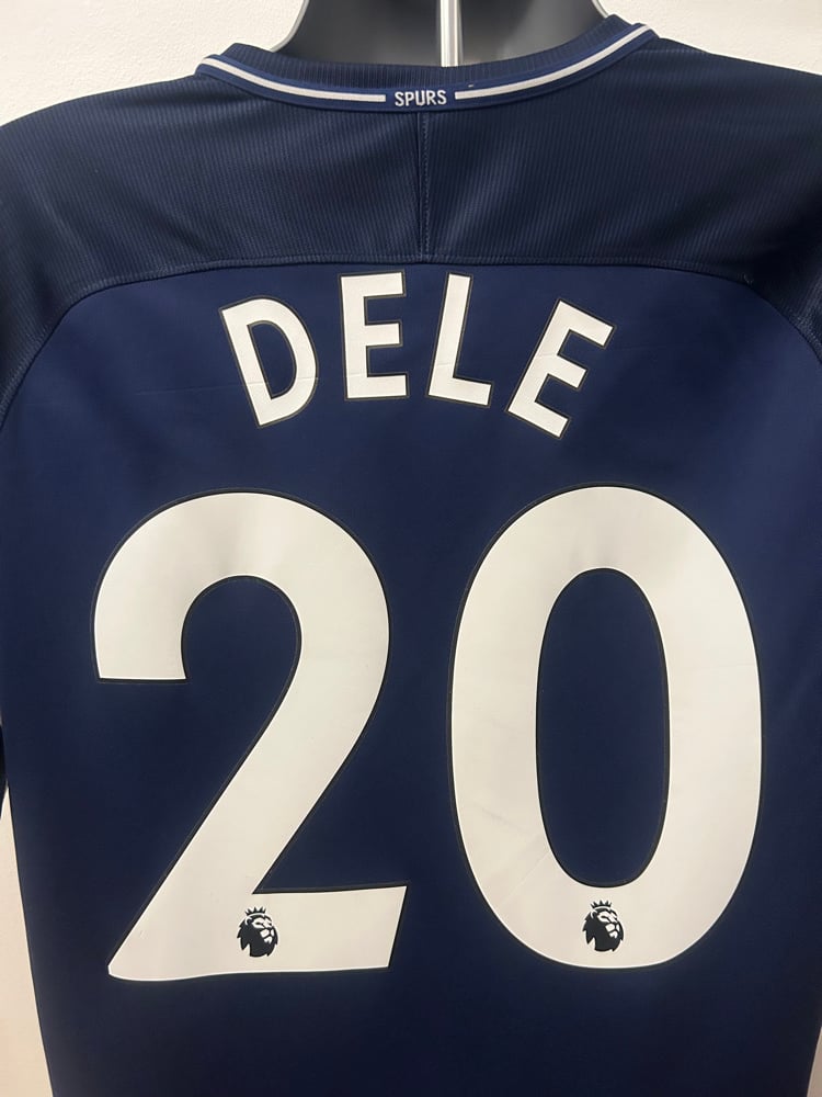Image of Tottenham Hotspur “DELE 20” 2017/18 Away Shirt + PL patches (L) 