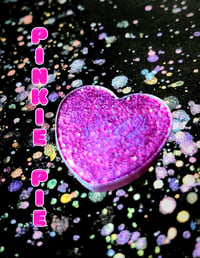 Image 1 of Pinkie Pie Glitter Watercolor Heart Pan