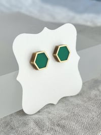 Sky Hex Studs