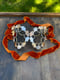 Image of Art Nouveau Ginkgo Brass Sterling Mask