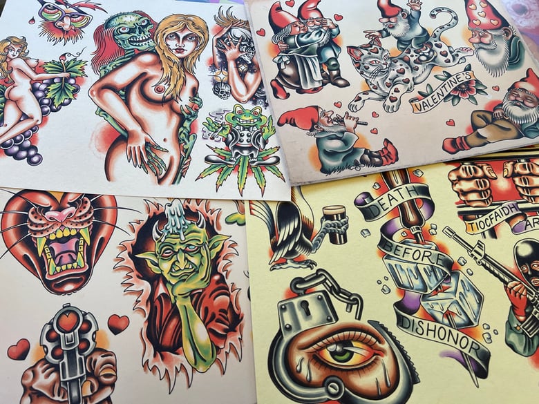 Image of 4 SHEET FLASH SET