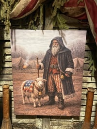 Image 2 of #1 ... Civil War Santa ~  16x20 ~ Canvas Wrap ~
