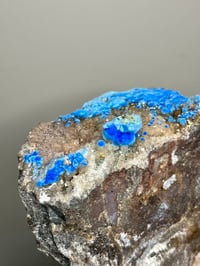 Image 11 of Rare Cyanotrichite On Quartz Matrix Specimen | Guizhou China